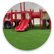 example reinvented playground with improved surfacing and new features