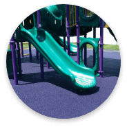 example reinvented playground with improved surfacing and new features